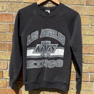 Vintage 1988 Trench Wayne Gretzky Crewneck Sweater Los Angeles Kings Small